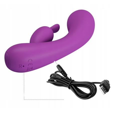 WIBRATOR WIELOFUNKCYJNY królik 12 MOCNYCH WIBRACJI