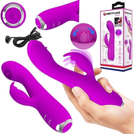 WIBRATOR Z FUNKCJA LIZANIA 12 WIBRACJI USB