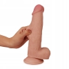 PENIS realistyczne DILDO PRZYSSAWKA RUCHOMA SKÓRA
