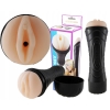 MASTURBATOR DLA MĘŻCZYZN POCHWA CIPKA WIBRACJE
