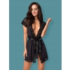 SEKSOWNY szlafrok koronkowy Obsessive S/M