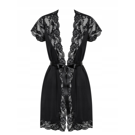 SEKSOWNY szlafrok koronkowy Obsessive S/M