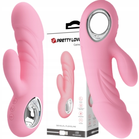 Wibrator Wielofunkcyjny KRÓLICZEK 7 wibracji USB