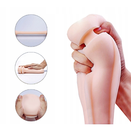 Masturbator Cipka i Anal Podwójny 7 wibracji