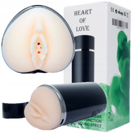 MASTURBATOR CIPKA Z WIBRACJAMI MASAŻ PENISA USB