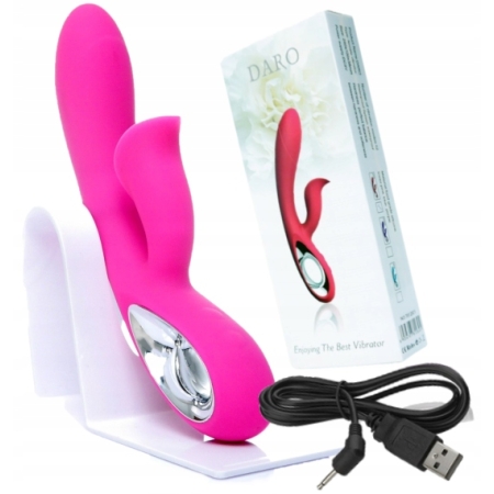 WIBRATOR sex króliczek 12 wibracji PENETRACJA USB