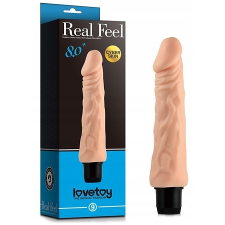 REALISTYCZNY WIBRATOR sztuczny ŻYLASTY PENIS sex