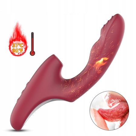 Wibrator WIELOFUNKCYJNY bezdotykowa stymulacja USB