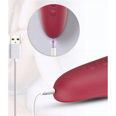 Wibrator WIELOFUNKCYJNY bezdotykowa stymulacja USB