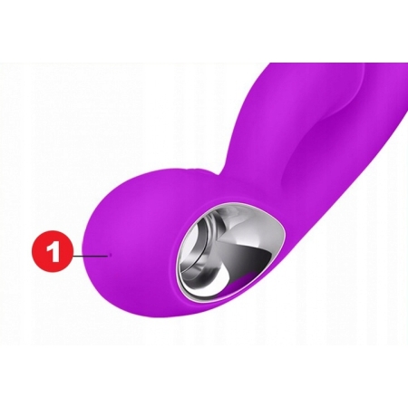 WIBRATOR sex króliczek ŁECHTACZKI 12 wibracji USB