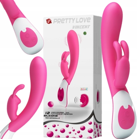 Wibrator Damski Króliczek Mocny 12 Wibracji Orgazm