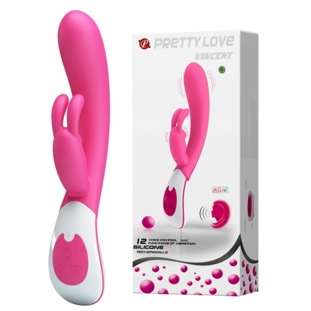 Wibrator Damski Króliczek Mocny 12 Wibracji Orgazm