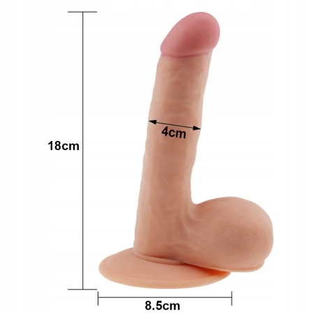 sex Dildo na Przyssawce Realistyczny Penis Erotyka