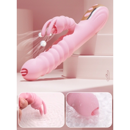 Wibrator Damski Posuwisty sex KRÓLICZEK Rotacyjny