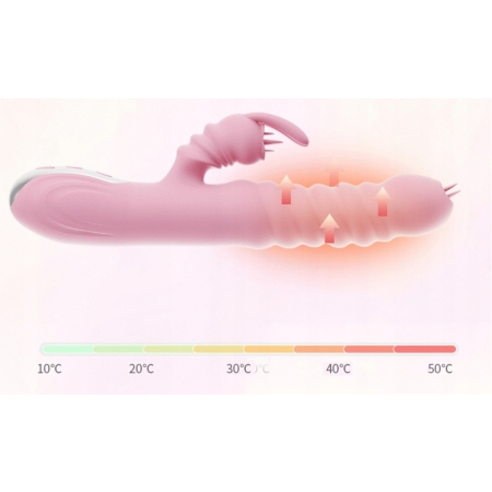 Wibrator Damski Posuwisty sex KRÓLICZEK Rotacyjny