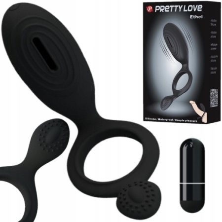 Pierścień erekcyjny na penisa do seksu masażer łechtaczki