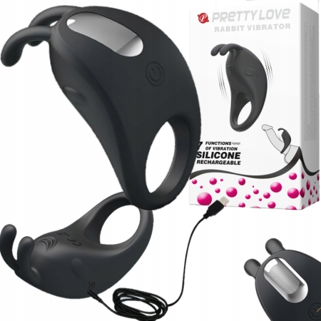 Wibrujący pierścień erekcyjny na penisa wibrator do łechtaczki