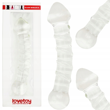 Szklane Dildo Waginalno Analne Wypustki Erotyka