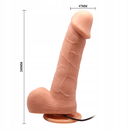 Wibrator Damski Penis Żylasty Sztuczne Dildo