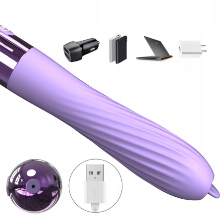 Wibrator Damski Podgrzewany Masturbacja Erotyka