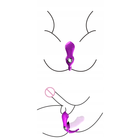 WIBRATOR DO MAJTEK masażer SSĄCY 3w1 PODGRZEWANY