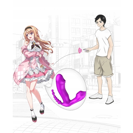 WIBRATOR DO MAJTEK masażer SSĄCY 3w1 PODGRZEWANY