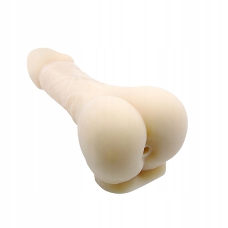 Realistyczna NAKŁADKA na PENISA MASTURBATOR 2w1