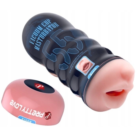 MASTURBATOR MĘSKI SZTUCZNE USTA SSĄCE LODZIK