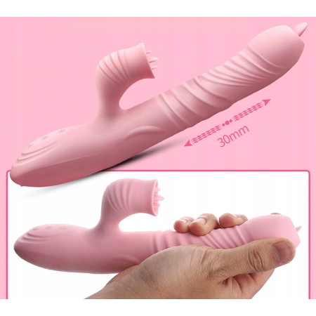 WIBRATOR KRÓLICZEK DO CIPKI I ŁECHTACZKI Posuwisty