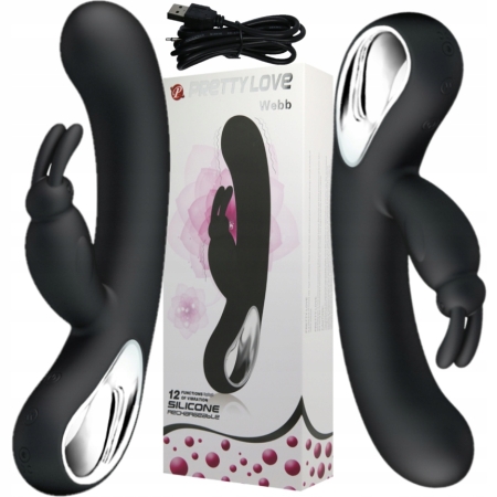 WIBRATOR KRÓLICZEK WIELOFUNKCYJNY PRETTY LOVE WEBB