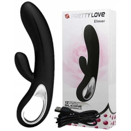 WIBRATOR WIELOFUNKCYJNY KRÓLICZEK Pretty LoveElmer