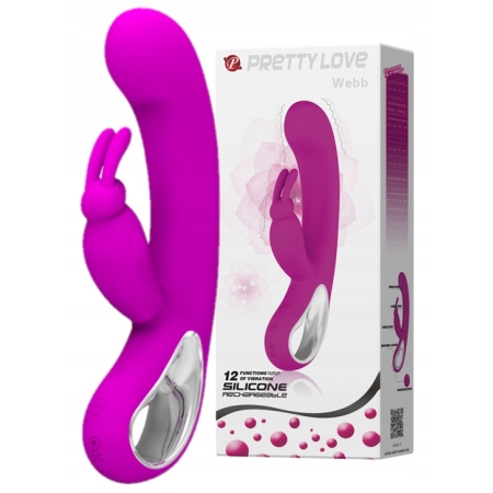WIBRATOR KRÓLICZEK WIELOFUNKCYJNY PRETTY LOVE WEBB