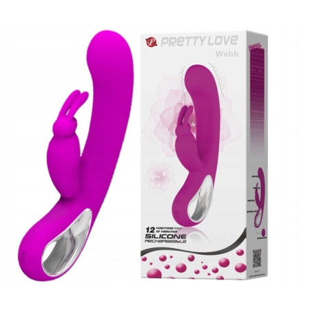WIBRATOR KRÓLICZEK WIELOFUNKCYJNY PRETTY LOVE WEBB