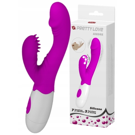 WIBRATOR Z FUNKCJĄ FALOWANIA STYMULACJA ŁECHTACZKI